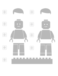 FIGURINE COUPLE LEGO PERSONNALISÉE
