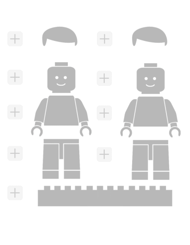 FIGURINE COUPLE LEGO PERSONNALISÉE