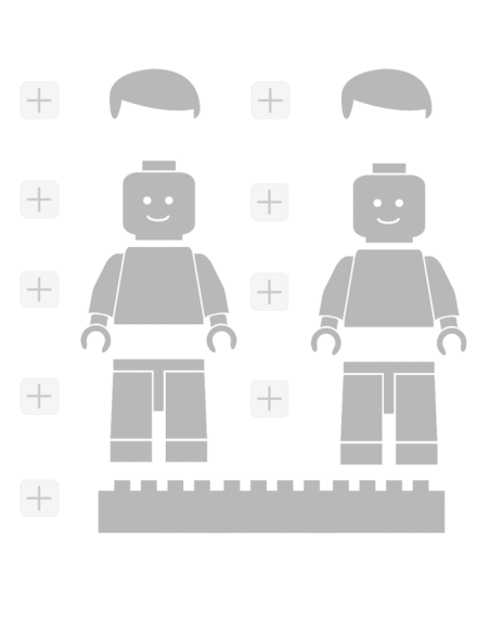 FIGURINE COUPLE LEGO PERSONNALISÉE